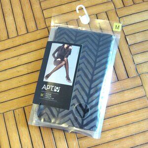 Sheer Zig Zag Design Tights